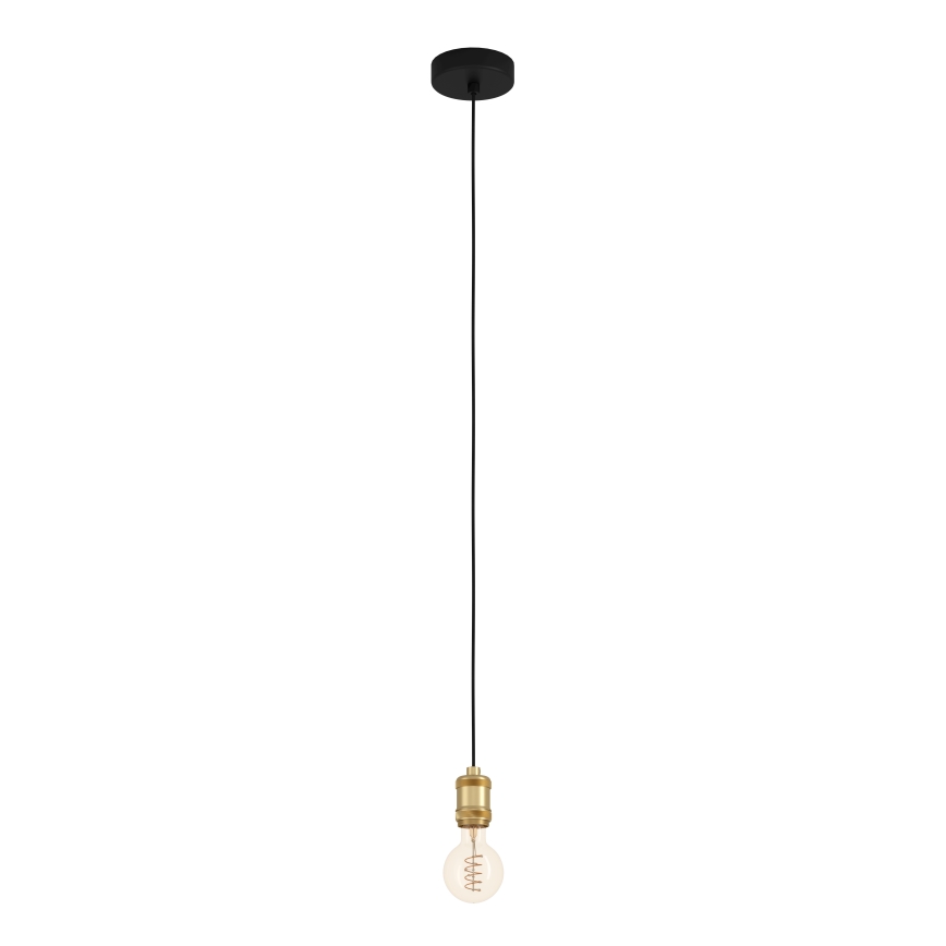 Eglo - Hanglamp aan een koord 1xE27/40W/230V goud