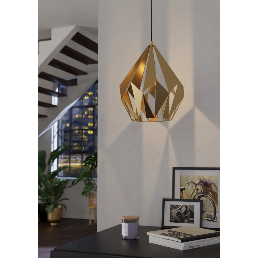 Eglo - Hanglamp aan een koord 1xE27/60W/230V diameter 38,5 cm