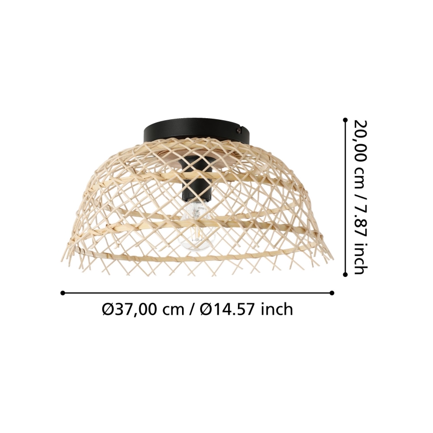 Eglo - Plafondlamp 1xE27/40W/230V