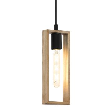 Eglo - Hanglamp aan een koord 1xE27/60W/230V - FSC gecertificeerd