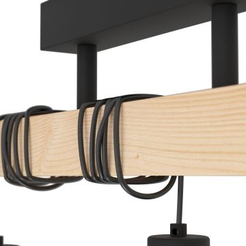 Eglo - Bevestigde hanglamp 3xE27/60W/230V - FSC gecertificeerd