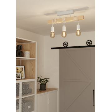 Eglo - Bevestigde hanglamp 3xE27/60W/230V - FSC gecertificeerd