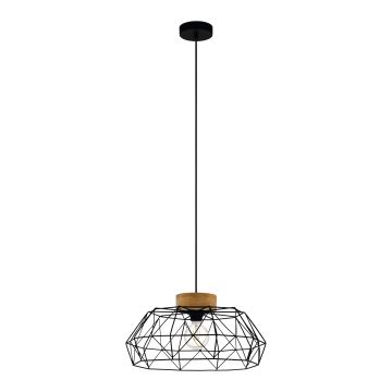 Eglo - Hanglamp aan een koord 1xE27/60W/230V - FSC gecertificeerd