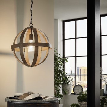 Eglo 49482 - Hanglamp aan een ketting WESTBURY 1xE27/60W/230V diameter 37 cm