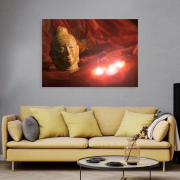 Eglo 75039 - Decoratief LED schilderij BUDDHA 3xLED/0,02W/2xAA 30x45 cm