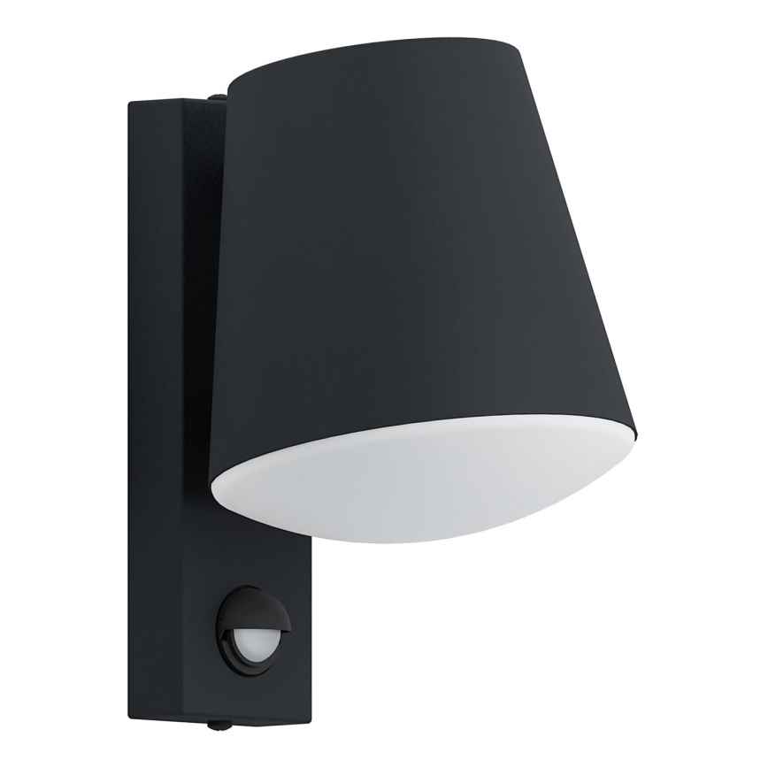 Eglo 79212 - Wandlamp voor buiten met sensor CALDIERO 1xE27/10W/230V IP44