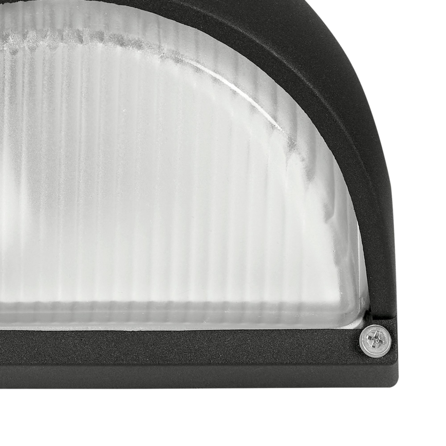 EGLO - Buiten wandlamp 1xE27/60W zwart IP44