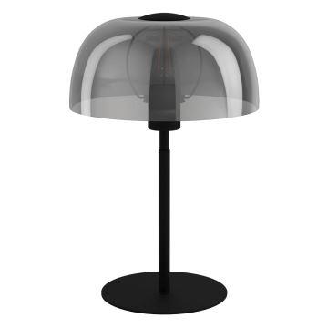 Eglo - Tafellamp 1xE27/40W/230V zwart/grijs