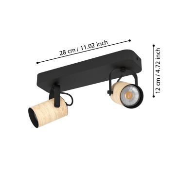 Eglo - LED spot 2xGU10/3W/230V