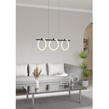 Eglo - LED Hanglamp aan een koord 3xLED/9W/230V