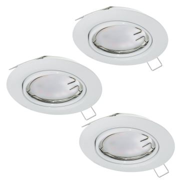 Eglo - SET 3x LED Inbouwspot PENETO 3xGU10-LED/5W/230V