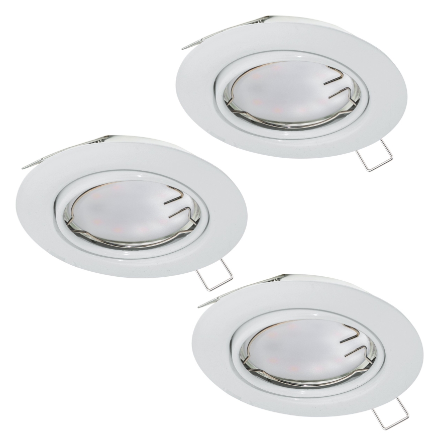 Eglo - SET 3x LED Inbouwspot PENETO 3xGU10-LED/5W/230V