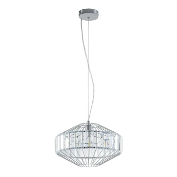 Eglo 96987 - Kristallen hanglamp PEDROLA 1xE27/60W/230V