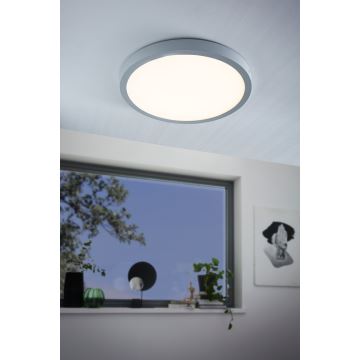 Eglo - LED Plafondverlichting 1xLED/25W/230V zilver rond 2500 lm