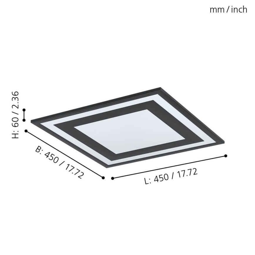 Eglo - LED Plafondlamp LED/24W/230V