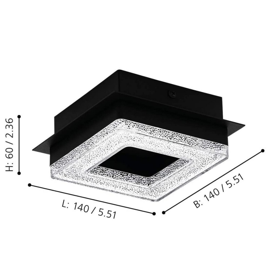 Eglo - LED Plafondlamp 4xLED/4W/230V