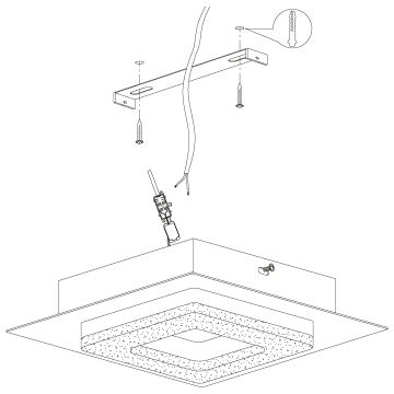 Eglo - LED Plafondlamp 4xLED/4W/230V