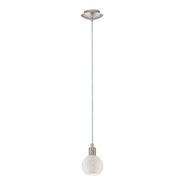 Eglo - LED Hanglamp aan een koord MY CHOICE 1xE14/4W/230V  chroom/wit