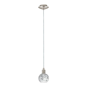 Eglo - LED Hanglamp aan een koord MY CHOICE 1xE14/4W/230V  chroom/wit/zwart