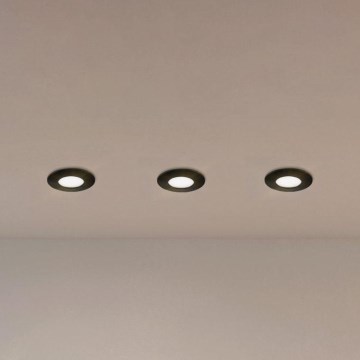 Eglo - SET 3x Hangende LED Badkamer plafond verlichting PINEDA LED/4,9W/230V IP44