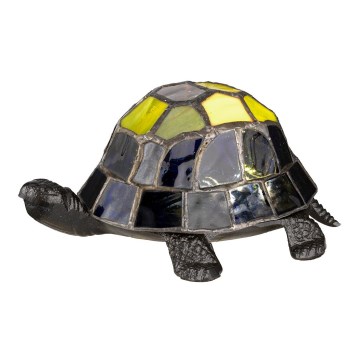 Elstead QZ-TORTOISE-TL - Decoratieve LED Lamp TIFFANY LED/3xAAA schildpad