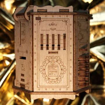 EscapeWelt - 3D houten mechanische puzzel Fort Knox Pro