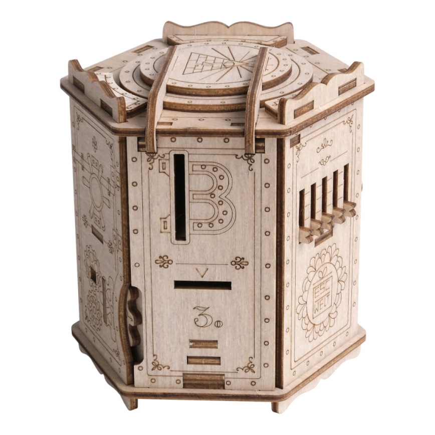 EscapeWelt - 3D houten mechanische puzzel Fort Knox Pro