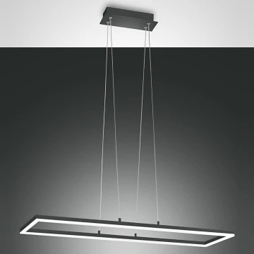 Fabas Luce 3394-45-282 - Dimbare LED hanglamp aan een koord BARD LED/52W/230V 3000K antraciet