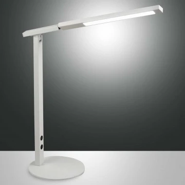 Fabas Luce 3550-30-102 - Dimbare LED tafellamp IDEAL LED/10W/230V 3000-6000K wit