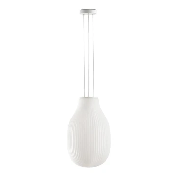 FARO 28300 - Hanglamp aan een koord ISABELLE 1xE27/15W/230V diameter 31 cm wit
