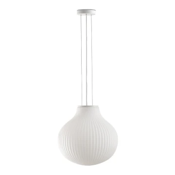 FARO 28301 - Hanglamp aan een koord ISABELLE 1xE27/15W/230V diameter 40 cm wit