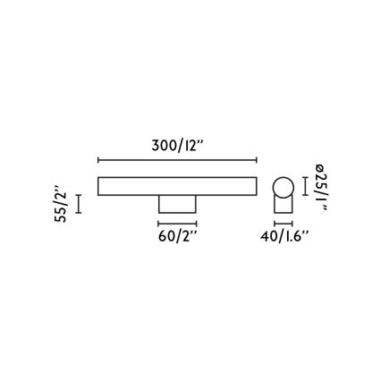 FARO 63548 - LED Badkamer spiegelverlichting CALMA LED/5W/230V IP44 goud