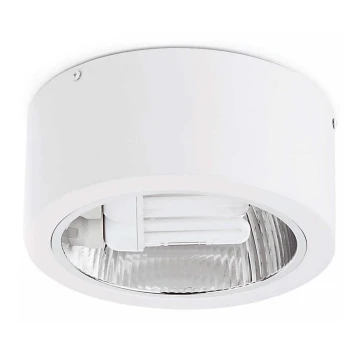 FARO - Witte Plafondverlichting POTE 2x E27 / 23W / 100-240V