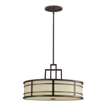 Feiss - Hanglamp aan een paal FUSION 3xE27/60W/230V