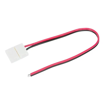 Flexibele enkelzijdige connector voor 2-polige LED-strips 8 mm