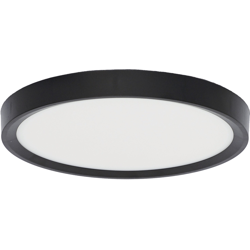 Fulgur 41811 - LED Plafondlamp NOMY LED/18W/230V 3000/4000/6000K diameter 23 cm zwart