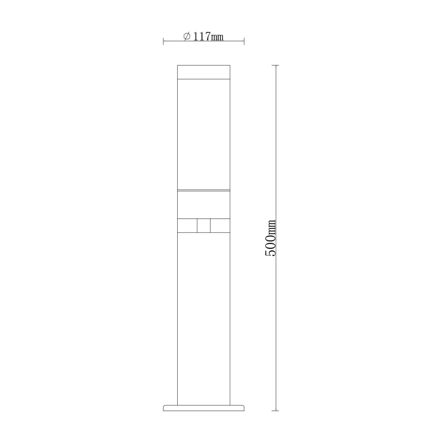 Globo - Lamp voor Buiten 1xE27/15W/230V IP44