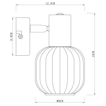 Globo - Wandspot 1xE14/40W/230V