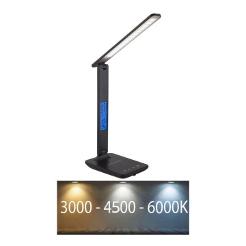 Globo - Dimbaar LED touch tafellampje met een scherm LED/5W/230V 3000/4500/6000K zwart