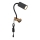 Globo - Flexible lamp with a clip 1xGU10/25W/230V zwart/bruin