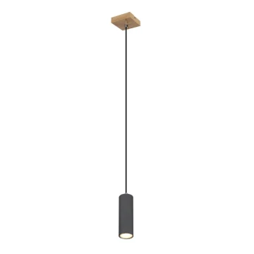 Globo - Hanglamp aan een koord 1xGU10/35W/230V grijs/bruin