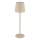 Globo - LED Dimbaar aanraken buitenshuis lamp LED/3W/3,7V IP44 1800 mAh USB beige