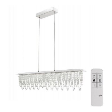 Globo - LED Dimbaar kristal Hanglamp aan een touw LED/24W/230V 3000-6000K + afstandsbediening