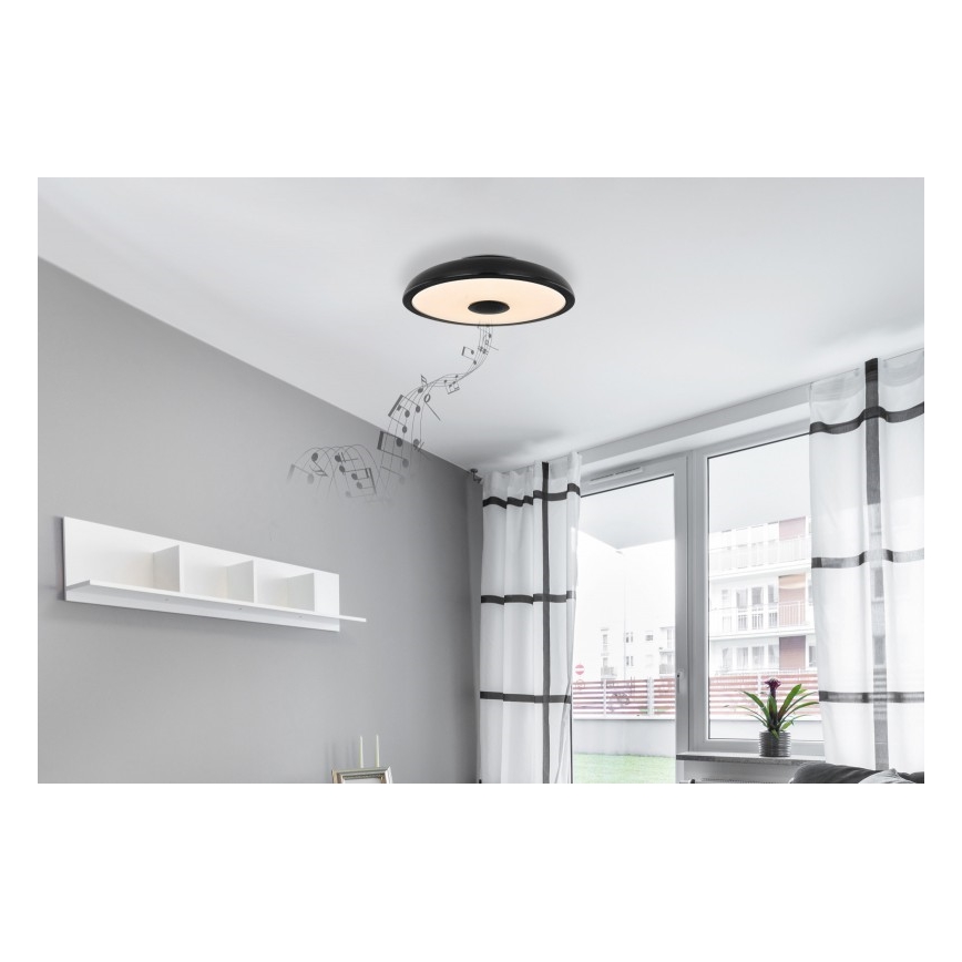 Globo - LED RGBW Dimbare badkamer lamp met een luidspreker LED/18W/230V 3000-6500K IP44 + afstandsbediening