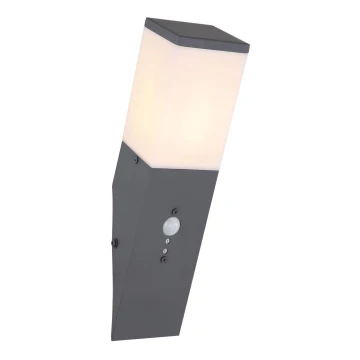 Globo - Wandlamp voor Buiten met Sensor 1xE27/15W/230V IP44