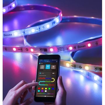 Govee - Buiten Pro SMART RGBICWW buitenshuis LED Strip 10m 2700-6500K Wi-Fi IP65