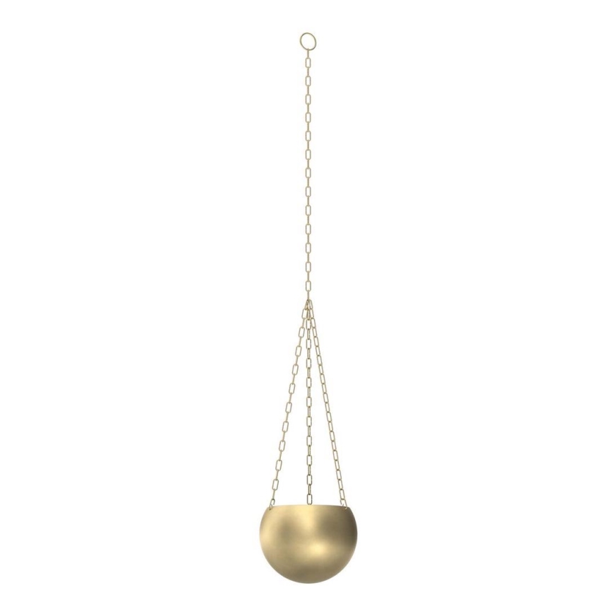 Hangende bloempot 155x20 cm goud