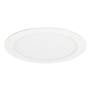 Hangende LED Badkamer plafond verlichting VEGA LED/18W/230V 3800K diameter 22,5 cm IP44 sneeuw wit