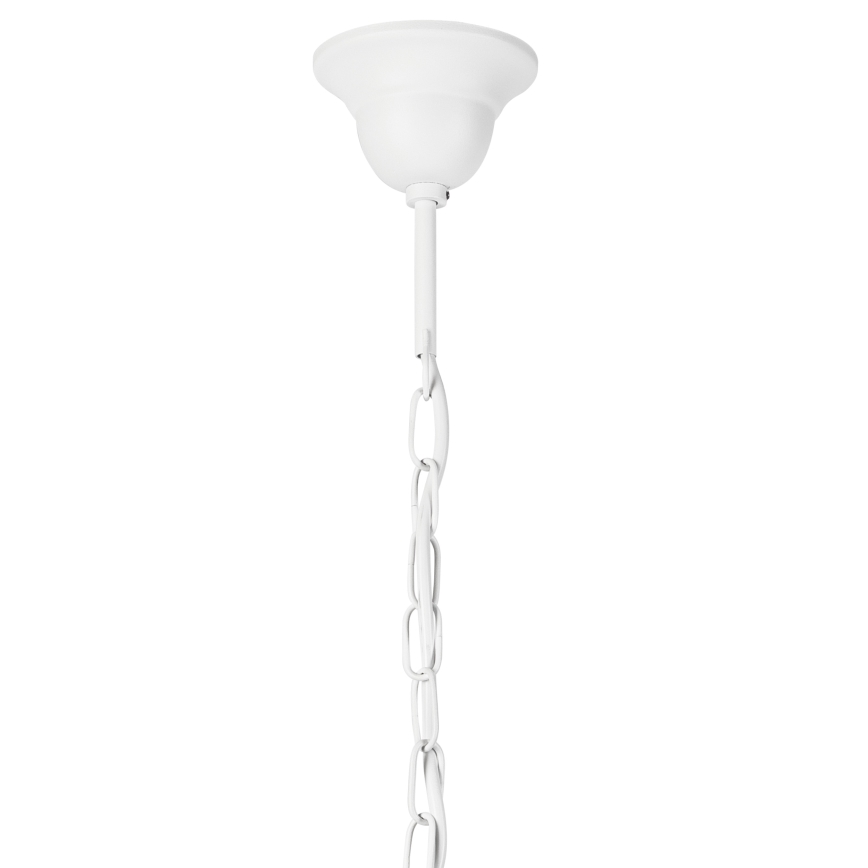 Hanglamp aan een ketting DONATO 6xE14/40W/230V wit