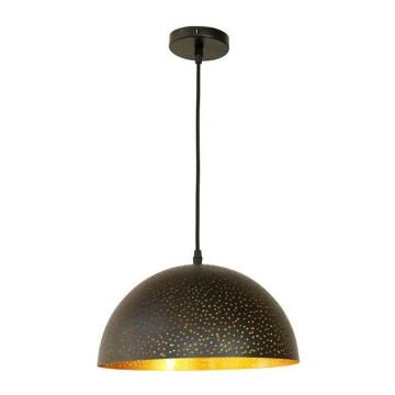 Hanglamp aan een koord 1xE27/60W/230V diameter 30 cm zwart